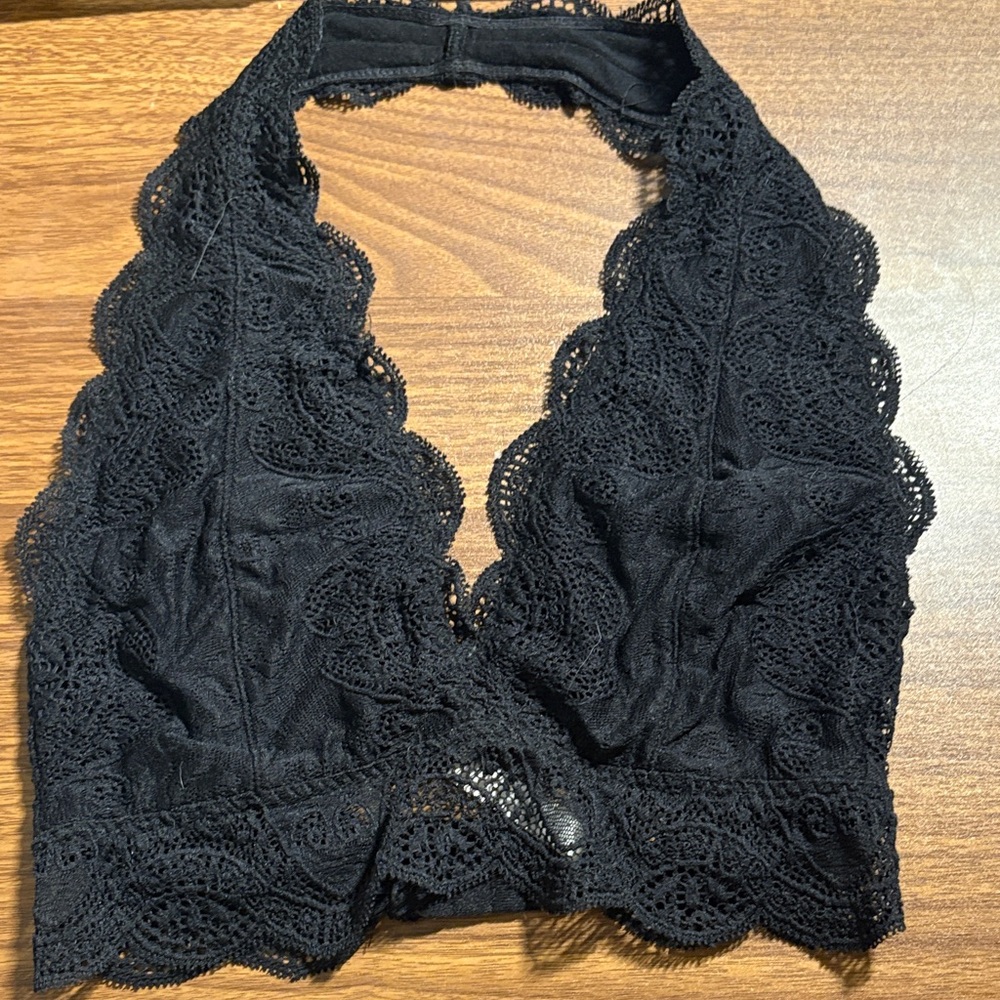 Black Lace halter Bralette